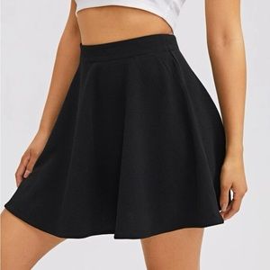 Black skater skirt
